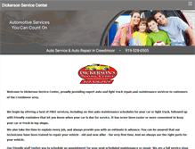 Tablet Screenshot of dickersonservicecenter.com
